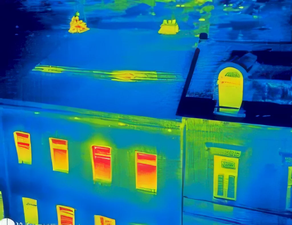 Thermographie par drone